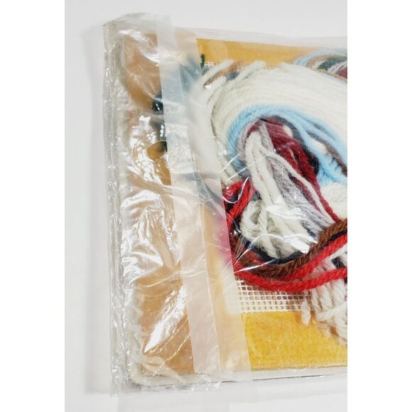 Sunset Needlepoint Winter Barn 5749 Vintage Yarn Art Kit Complete - Picture 4 of 8